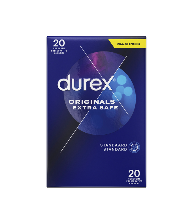 Durex Durex Originals Extra Safe Kondome 20 Stück – Komfortabler Schutz für Spaß