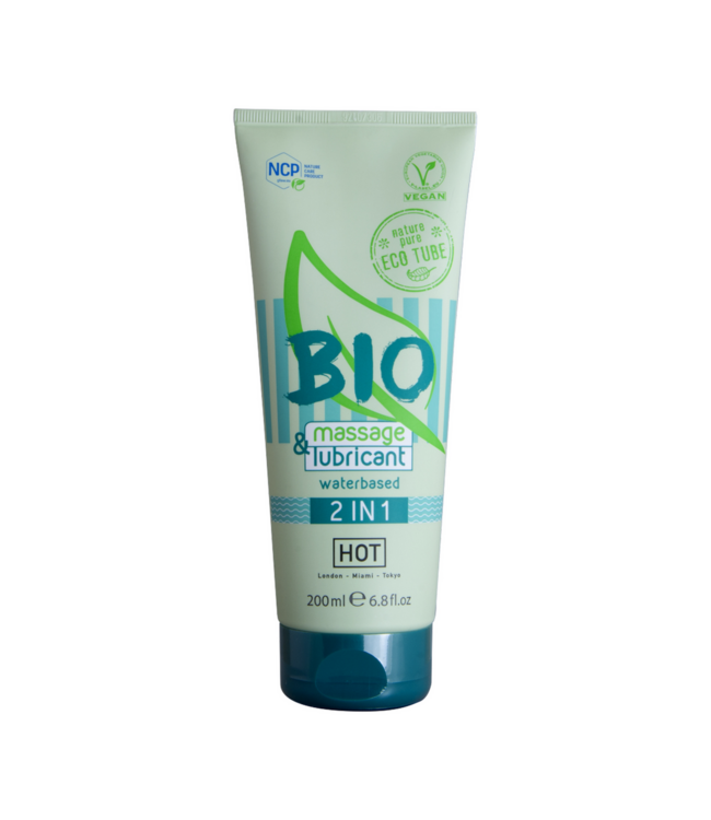 HOT Natuurlijke 2-in-1 Waterbasis Massage- En Glijmiddel Met Carrageen, Vegan