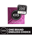 EXS EXS Veiligheid Latex Condooms Extra Dik 0,082 mm – 100 Stuks Transparant