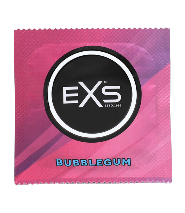 EXS EXS Bubblegum Flavored Condoms - 100 Sweet & Safe Pieces