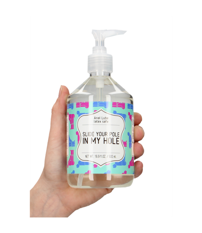 S-Line Smooth Comfort: S-Line Water-Based Anal Lube 500ml for Enjoyable Intimacy