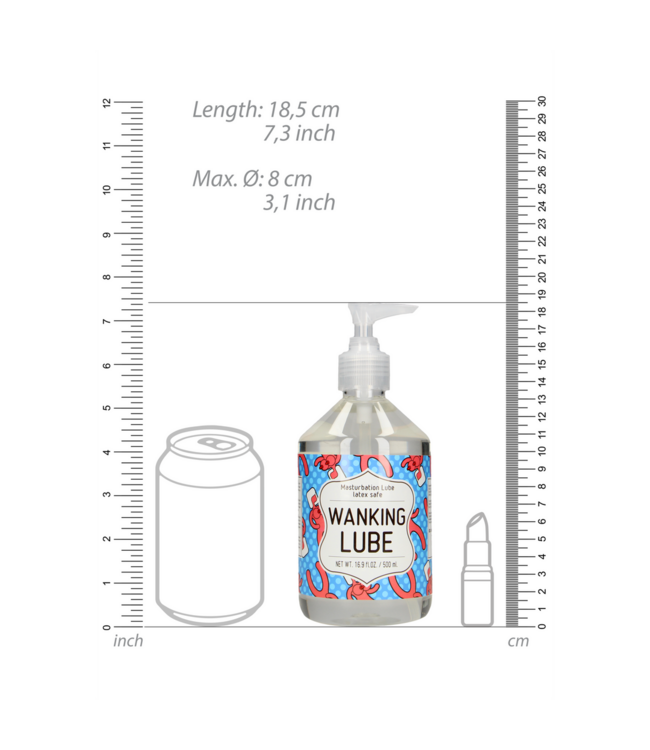 S-Line S-Line Water-Based Glijmiddel Veilig & Zacht Voor Masturbatie 500 Ml