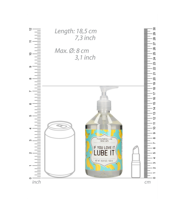 S-Line Waterbasis Glijmiddel 500ml - Veilig, Vetvrij en Compatibel met Latex