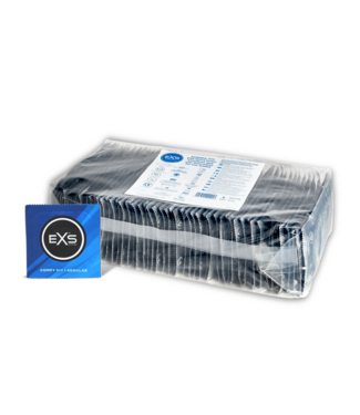 EXS EXS 54mm Silicon-Coated Latex Condooms Met Uitlopend Speenuiteinde 100 Stuks