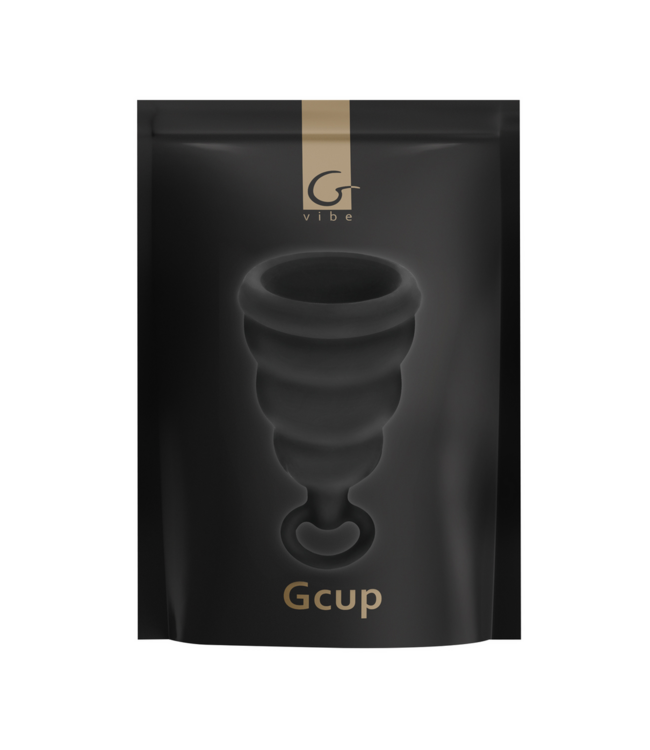 G-Vibe G-Cup Black Menstrual Cup | Reliable Leak-Proof & Comfortable Protection