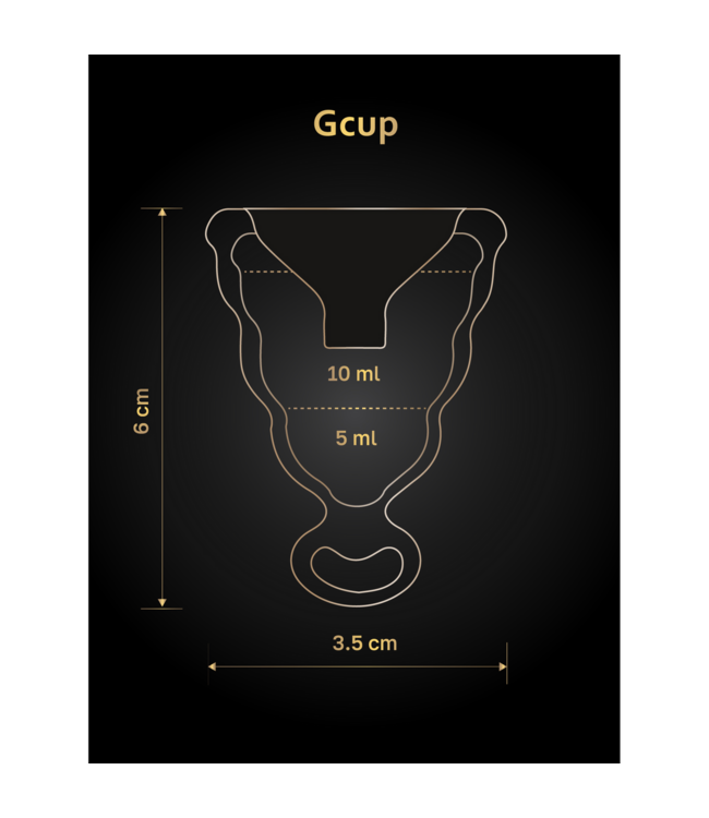 G-Vibe G-Cup Menstruationstasse | Auslaufsicher für Sport und Alltag
