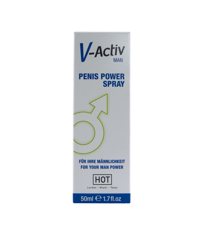 HOT V-Activ Penis Power Spray 50 ml – Ginkgo für Kraft & Vitalität