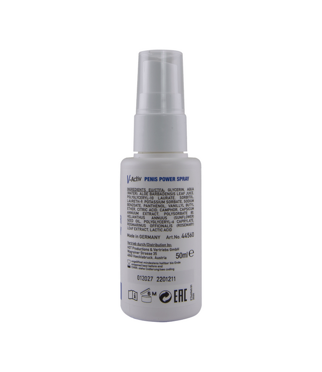 HOT V-Activ Penis Power Spray 50 ml – Ginkgo für Kraft & Vitalität