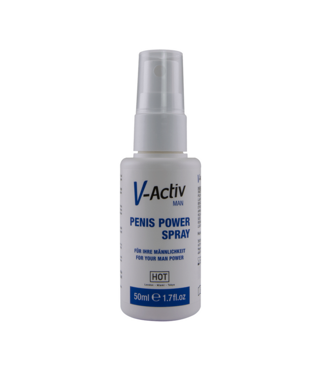 HOT V-Activ Penis Power Spray 50ml - Boost Strength & Vitality for Men