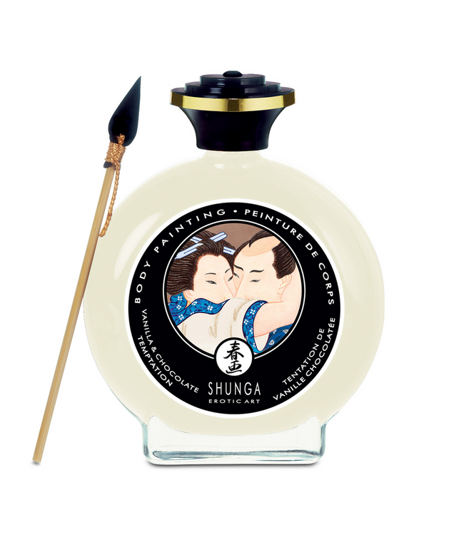 Shunga Sensual Edible Body Paint Set - Vanilla & Chocolate Delights