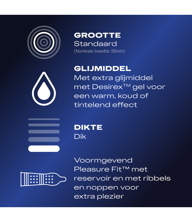 Durex Orgasm Intense Condoms - 10 Pack for Freshness & Comfort Daily Use