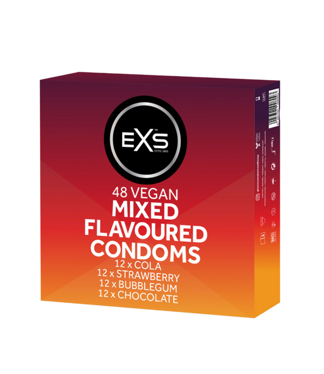 EXS EXS Mixed Flavour Kondome | 48 Premium-Latex mit süßen Aromen