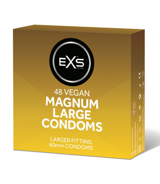 EXS EXS Large Size Condoms 48-Pack – Dunne Vegan Latex Met Siliconen Glijmiddel