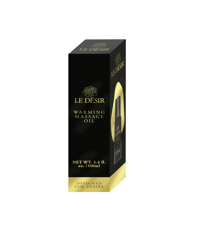 Le Désir Verwarmende Massageolie Met Activerende Warmte 100ml - Hydraterend En Zacht