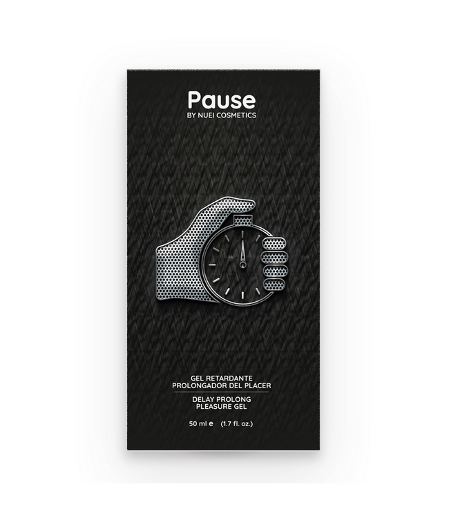 Nuei PAUSE Delay Gel for Men – Natural Water-Based Formula for Lasting Pleasure