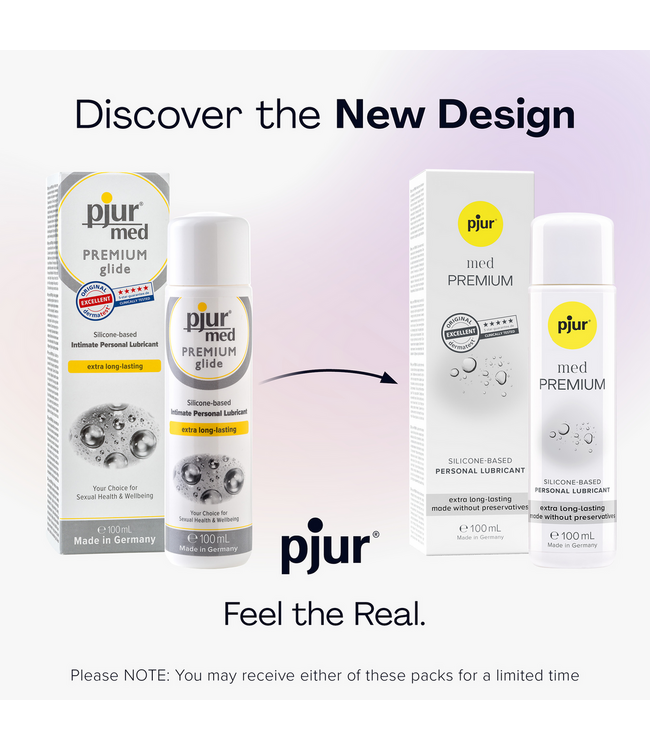 Pjur pjur med PREMIUM Silikon-Gleitmittel 100 ml - Hautfreundlich & Allergikergeeignet