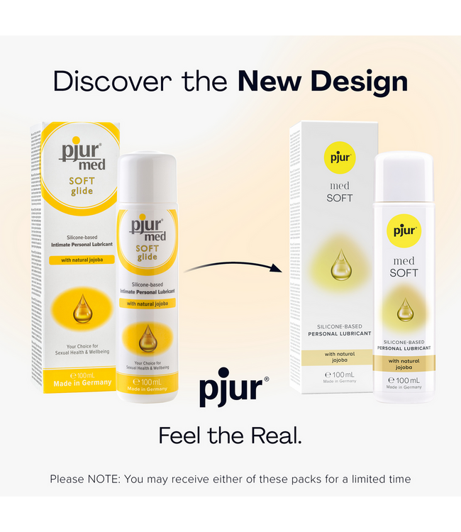 Pjur Med Soft Silicone Lubricant with Jojoba - 100ml for Sensitive Comfort