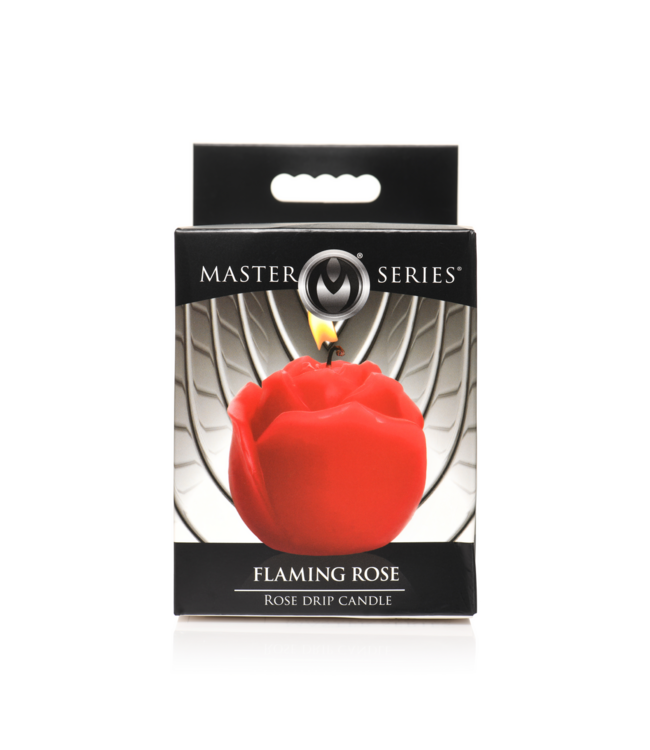 XR Brands Seductive Flaming Rose Drip Candle – Playful Evening Sensation