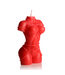 XR Brands Sensuele Bound Goddess Rood Druipkaars Met Lange Brandtijd