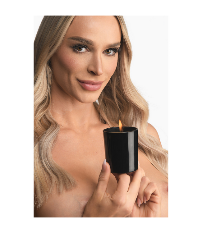 XR Brands Lover's Vanilla Massage Candle | Soothing Relaxation & Hydration