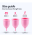 Crushious Crushious Silicone Menstruatiecup Roze – Medisch Veilig, Herbruikbaar S/L