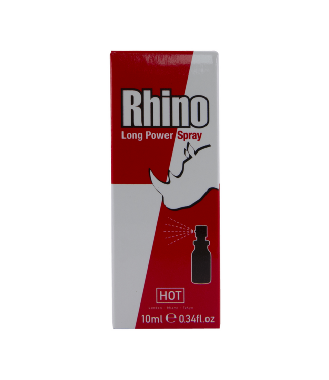 HOT Rhino Long Power Spray - Natural Delay Spray with Ginkgo Extract