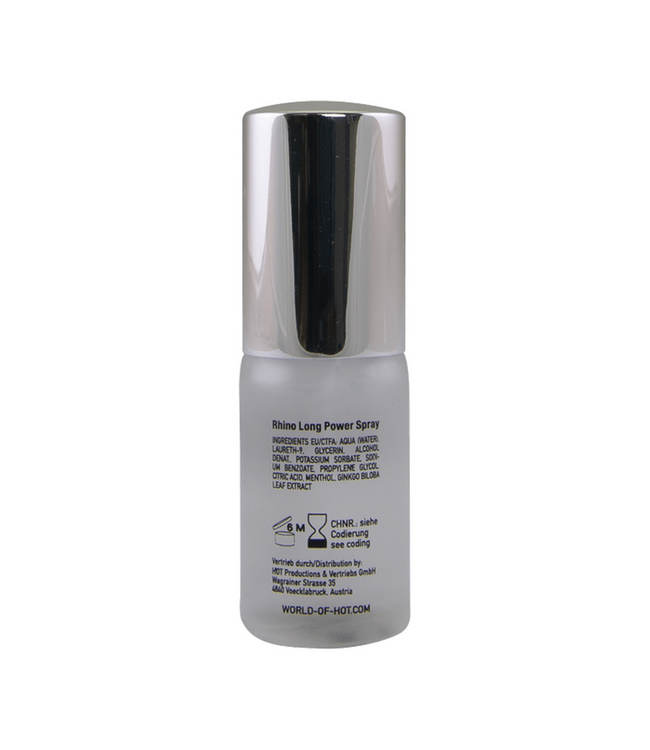 HOT Rhino Long Power Spray - Natural Delay Spray with Ginkgo Extract