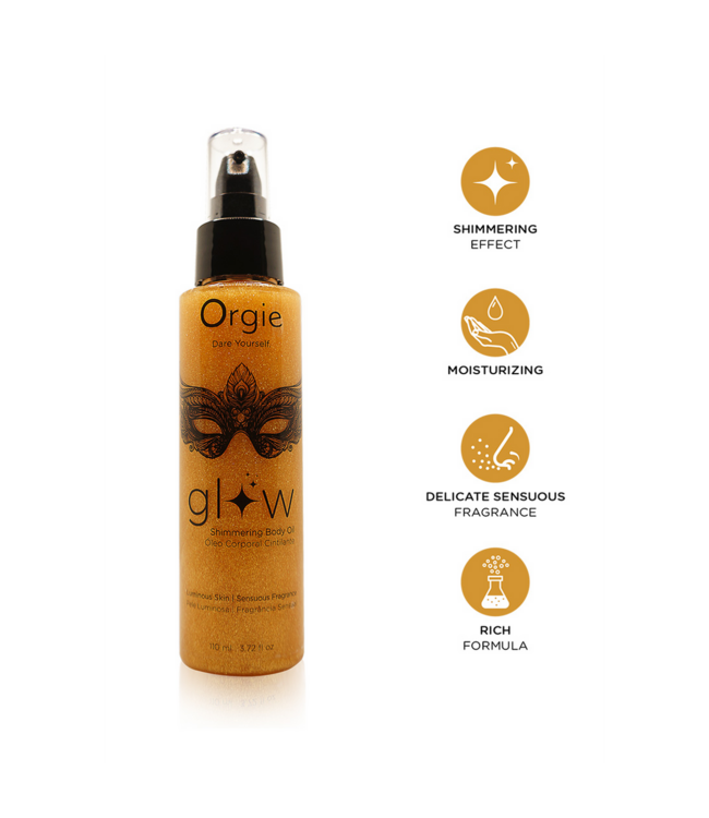 Orgie Glow Orgie Körperöl 110 ml – Feuchtigkeit & goldener Glanz für die Haut