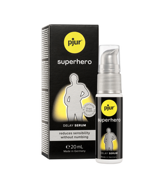 Pjur Superhelden Verzögerungsserum 20 ml – Langzeitkontrolle für Männer