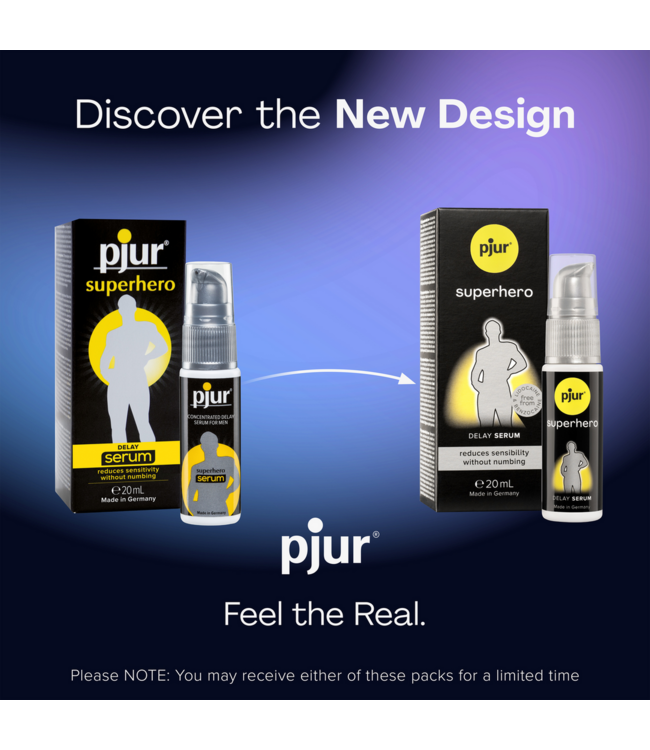 Pjur Men's Superhero Delay Serum 20ml - Long-Lasting Control & Protection