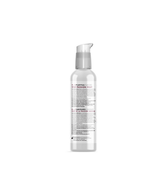 Swiss Navy 4-in-1 Genuss-Gleitmittel Wilde Passionsfrucht 118 ml - Zuckerfrei