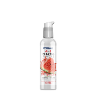 Swiss Navy Swiss Navy Watermelon 4-in-1 Glijmiddel 118 ml – Natuurlijk, Suikervrij en Parabeenvrij