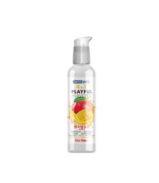Swiss Navy Swiss Navy Mango 4-in-1 Glijmiddel – Eetbaar, Verwarmend en Parabeenvrij