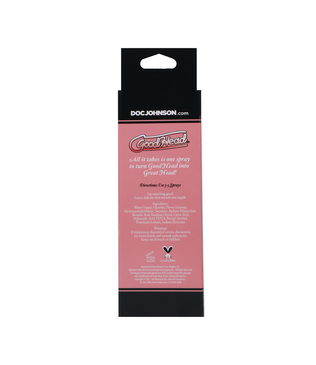 Doc Johnson Juicy Head Spray Pink Lemonade – Fresh Breath & Hydration for Fun