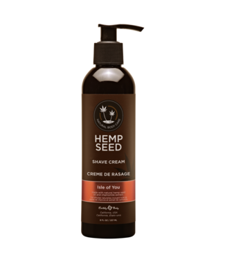 Earthly body Isle of You Hemp Seed Shaving Cream - Smooth & Nourishing 237ml