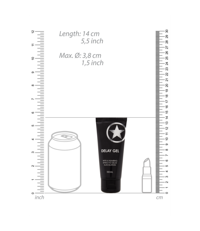 Ouch! Delay Gel 100ml – Enhance Control & Extend Pleasure for Lasting Intimacy