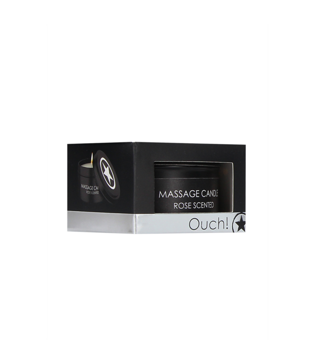 Ouch! Sensuele Massagekaars Rozengeur Met Warme Olie Van Ouch! Candle