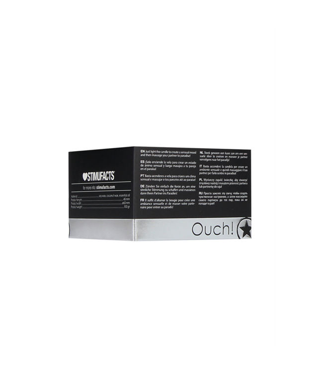 Ouch! Rose Scented Massage Candle | Luxurious Sensual Experience