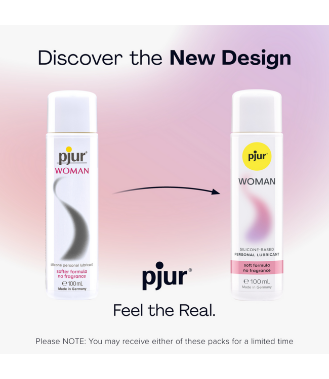 Pjur pjur WOMAN Silikon-Gleitmittel 100 ml – Seidig-weicher Komfort für Sie