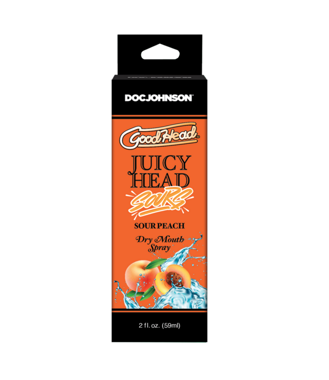 Doc Johnson Juicy Head Sour Peach Spray – Erfrischende Mundfeuchtigkeit 60 ml
