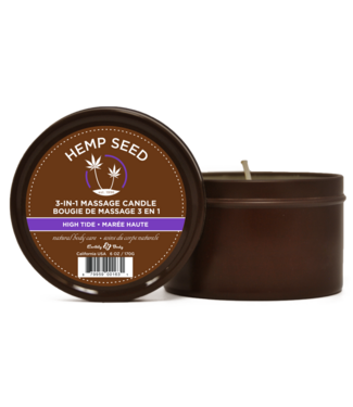 Earthly body High Tide 3-in-1 Massage Candle 170g | Hydrate & Relax Luxuriously