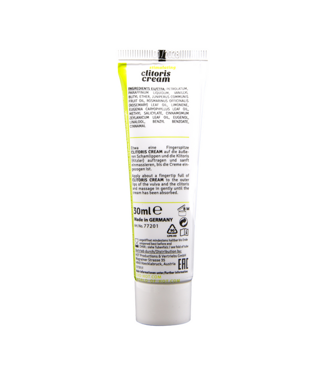 HOT Intense Pleasure Clitoris Cream 30ml | Revitalize & Enhance Bliss