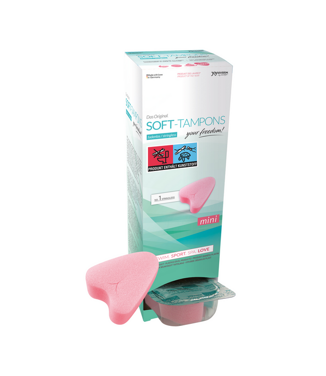 Joydivision Soft-Tampons Mini Zachte Tampons Zonder Sliert Voor Sport & Zwemmen | 10 Stuks