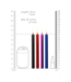 Ouch! Sensual Teasing Wax Candle Set – 4 Large Multicoloured BDSM Fun