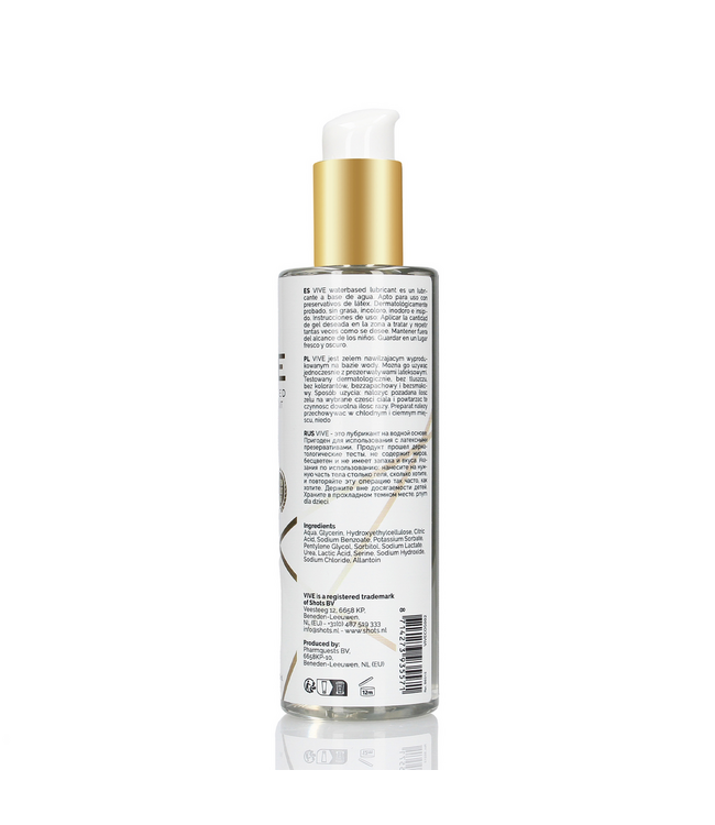 Vive VIVE Water-Based Lubricant 200ml - Safe, Natural & Dermatologically Tested