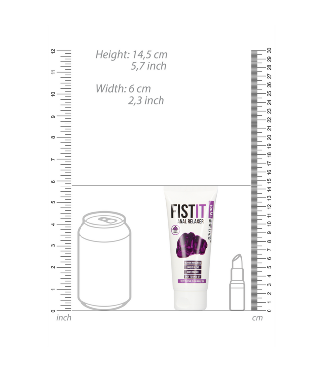 Fist It by Shots Fist It Professional Anal Relaxant 100 ml - Smooth Water-Based Lubricant