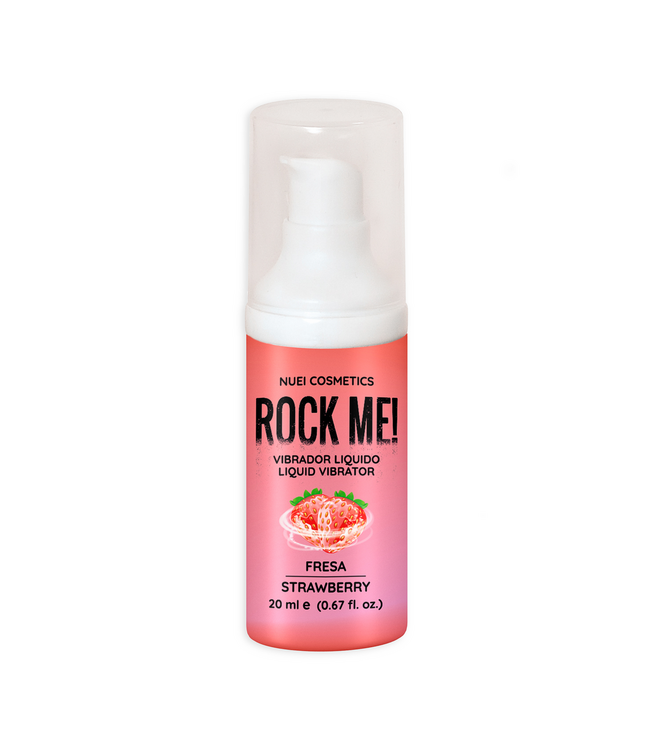 Nuei Kissable Strawberry Gel Vibrator - Tingling Sensation, 20 ml
