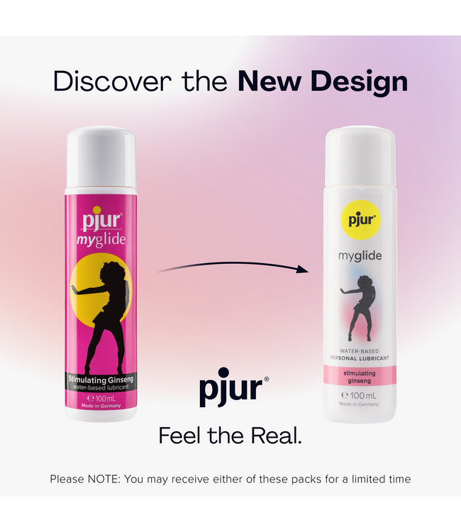 Pjur Myglide Gleitmittel für Frauen – 100 ml mit Ginseng für mehr Lust