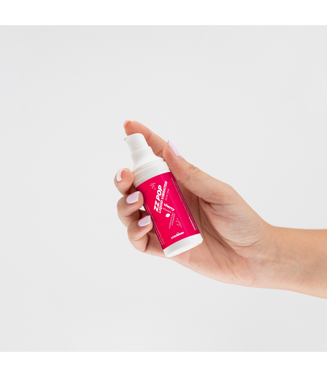 Crushious ZZ Pop Cherry Kissable Liquid Vibrator | 4 Flavors, 20 Min Pleasure