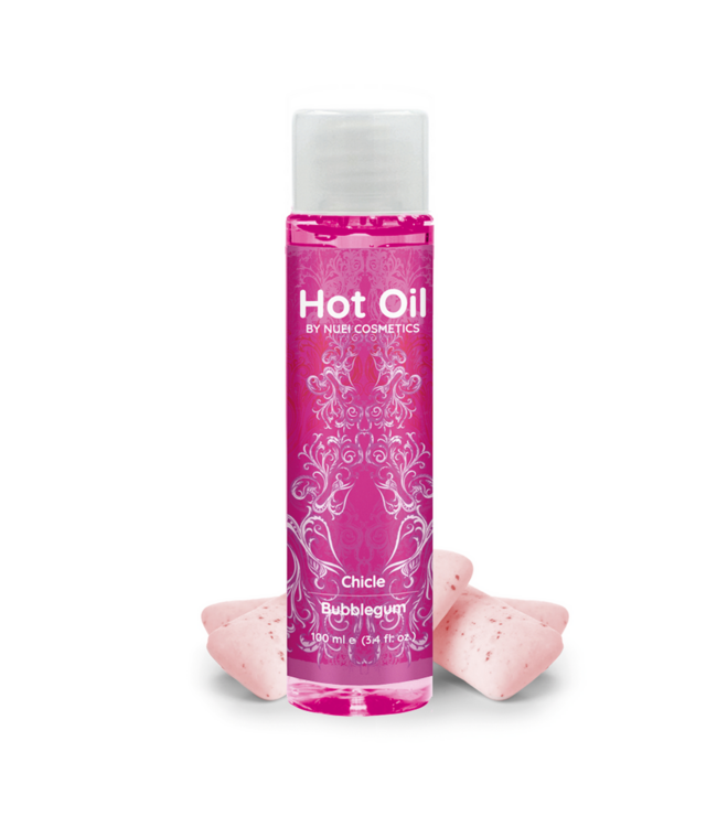 Nuei NUEI Kissable HOT OILS Verwarmende Bubblegum Massagegel Met Ginseng 100ml